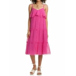 Trina Turk Narcissus Dress Fuchsia